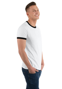 Anvil 988 Lightweight Ringer Tee with Tear Away Label
