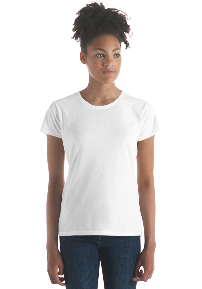 Anvil 880 Ladies Ringspun Fashion Fit T-Shirt with Tear Away Label